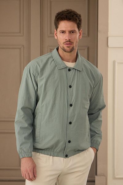 Danger Ανδρικό παλτό Water Green Parachute Jacket