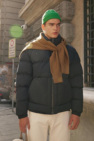 Danger Чоловічий водонепроникний надувний пуховик темно-синій