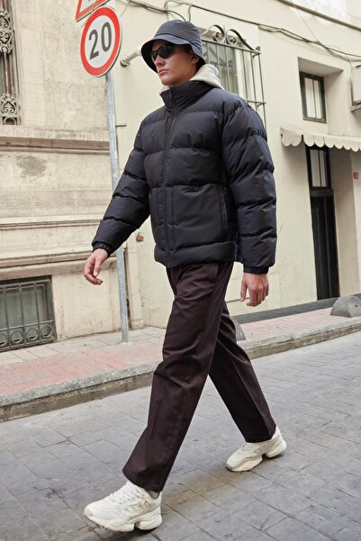 Danger Men's Waterproof Puffer Jacket Black