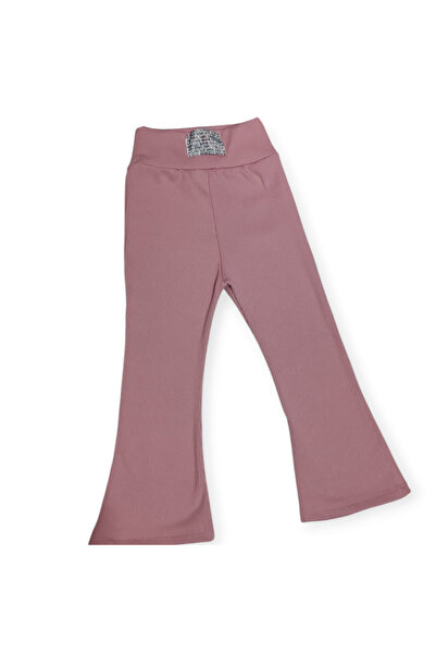 KRN MODA İspanyol Paça Fittilli Kız Çocuk Tayt