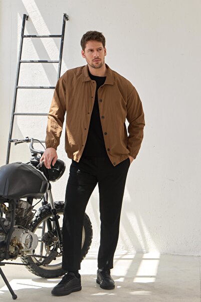 Danger Jachetă maro parașută pentru bărbați