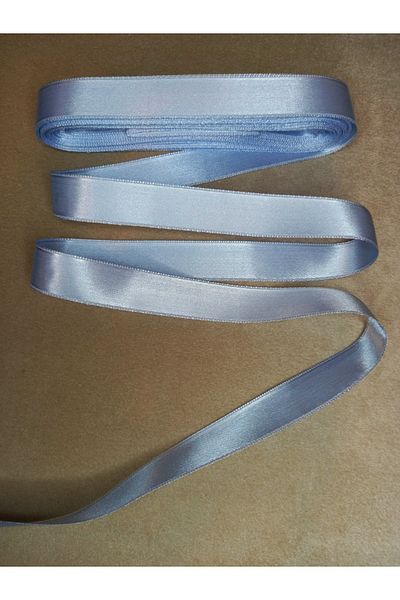 yörük tuhafiye 2 cm Wide Blue Satin Ribbon - 10 Meters (One Ball)