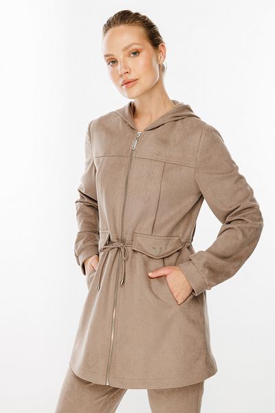 Ekol Trench cu glugă Mink-8807 cu buzunare laterale