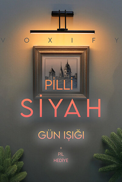 Voxify Pilli Mat Gün Işığı Kuğu Aplik Ayna Üstü Aydınlatma Duvar Tablo Aydınlatma Dekorasyon