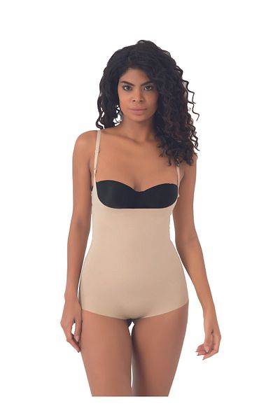 SOFT Pa Clothing Laser Cut Underbust Body Corset No Trace Shrink Two Sizes Non-Slip Silicone Texture