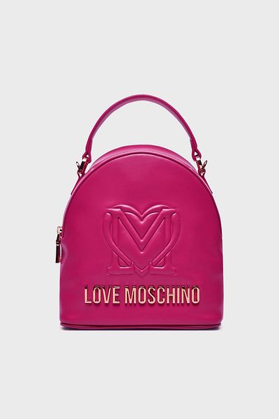 Love Moschino Logo Backpack with Adjustable Strap - Backpack Jc4361Pp0Lk1262A