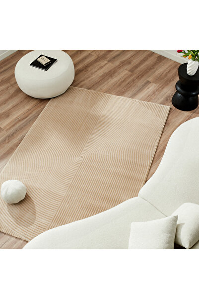 MAISON NAZAR İskandinav Kabartmalı Yumuşak Halı, Salon Halısı, Oturma Odası H...