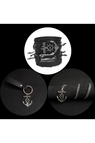 BSN Store Skandinav Sailor Anchor Figured Set of 3