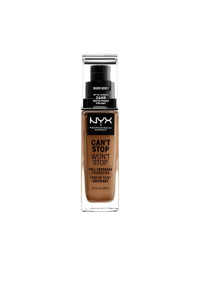 NYX Professional Makeup Can't Stop Won't Stop Foundation mit vollständiger Abdeckung #warm Honey Nyx Professional Make Up 30 ml