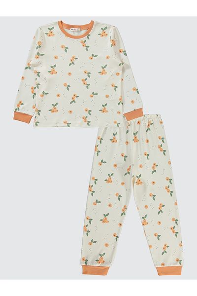 Civil Girls 6-9 Years Old Girl's Pajama Set - Light Salmon