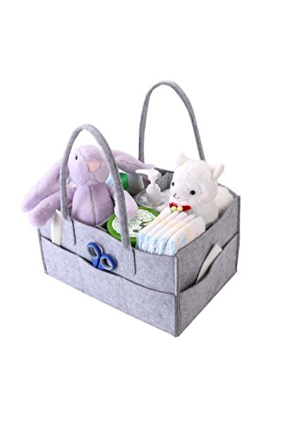 toptankece Фетрова сумка для догляду за дитиною Organizer Grey, фетрова сумка для дитини