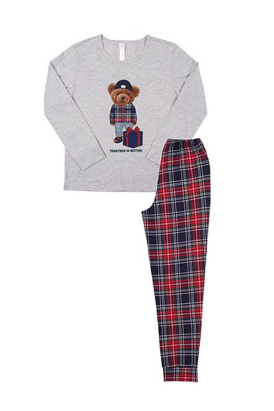 SUWEN Teddy Bear Boy's Pajama Set