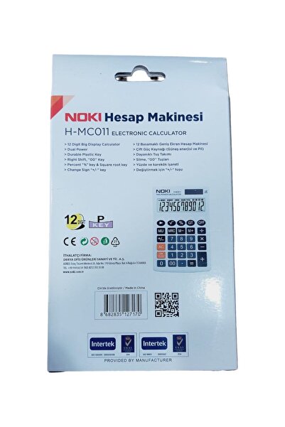 Noki Hesap Makinesi Beyaz H-mc011