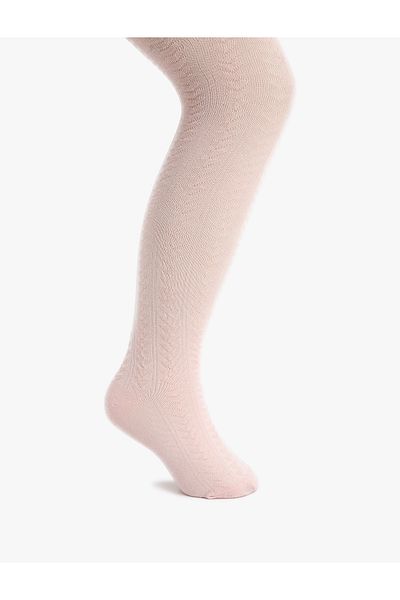Koton Cotton Textured Pantyhose