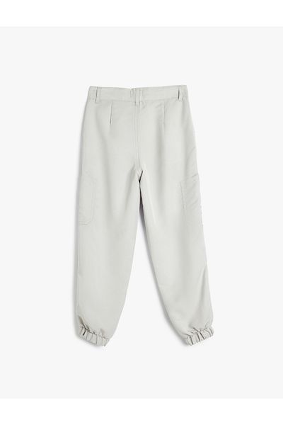 Koton Gray Girl's Trousers 5Wkg40070Aw