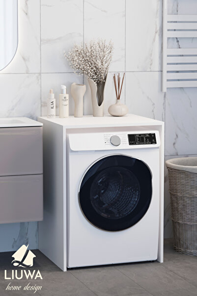 Genel Markalar Çamaşır - Kurutma Makinası Dolabı Kapaksız Beyaz Renk