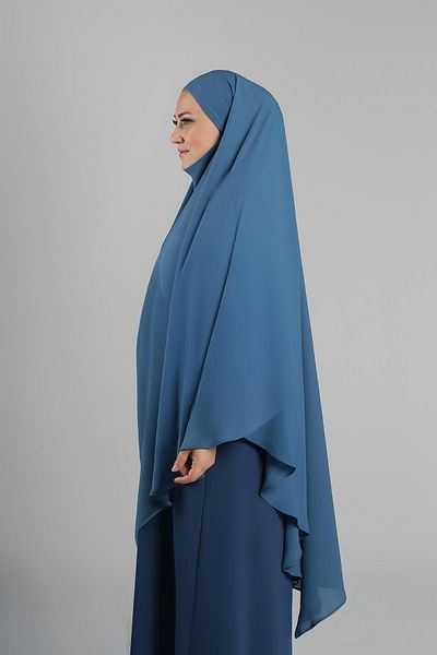 HÜRREM BONE Baby Blue, practic, gata de fixare, hijab, eșarfă creponată cu șireturi, sufle Hijab 2313_11