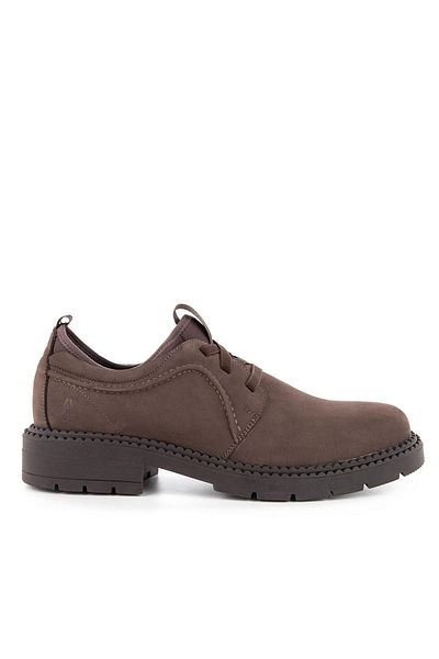 Hush Puppies Мъжки ежедневни обувки Kabo от набук, сиво-сиви