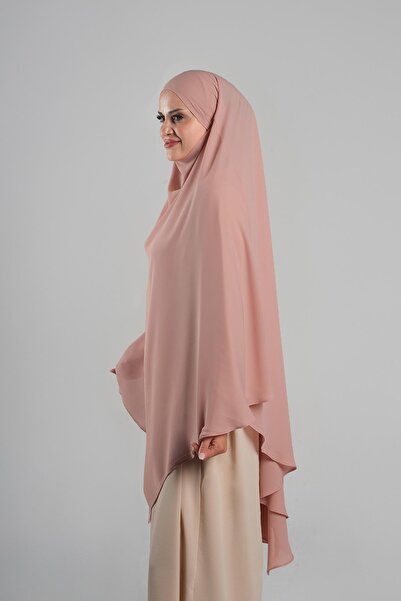 HÜRREM BONE Практичний готовий хіджаб - креп з зав'язками 2313_35