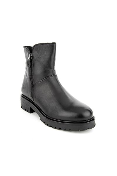 Hush Puppies أحذية جلدية سوداء للنساء 725029 -001