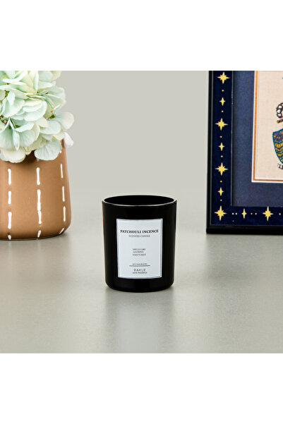 Rakle Le Jardin Paçuli Incence Kokulu Mum - Siyah - 120 gr