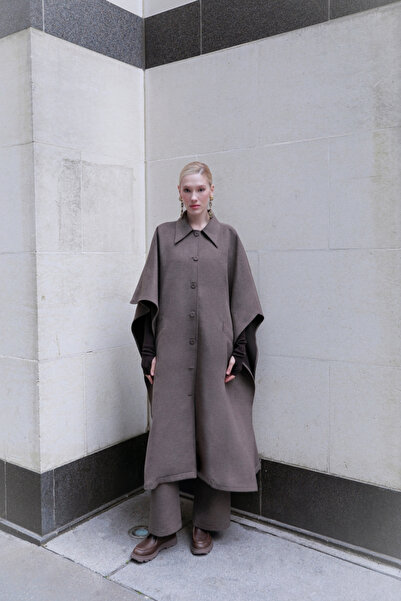 Wabi Sabi Şal Detaylı Kaban