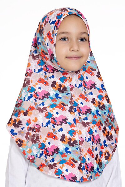 HÜRREM BONE Baby Blue Young Hijab Jacquard με μοτίβο πρακτικό χιτζάμπ - 2408_11