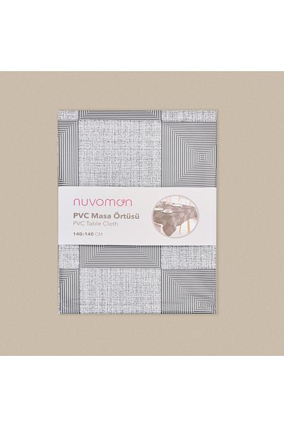 Nuvomon Square Pvc Tablecloth - Anthracite - 140X140 cm
