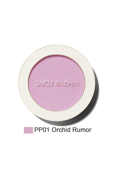 THE SAEM Single Powder Blush Providing Sebum Control - Saemmul Single Blusher-Orchid Rumor (Vi̇oni̇ne)