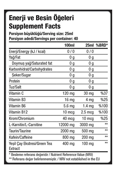 Dynamic Nutrition Thermo L-carnitine 3000 - 1000 ml - 40 Servis - Portakal Aromalı - L-karnitin