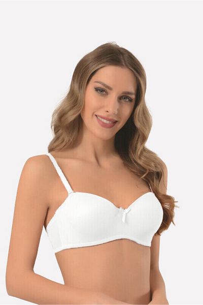 NBB White Unsupported Strapless Bra