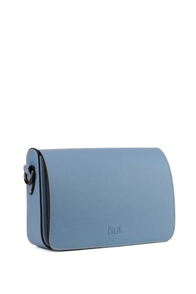 Bilik Deri Сумка з діагональними ременями, світло-блакитна, жіноча DLR 121