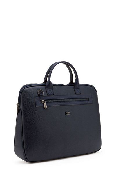 Bilik Deri Navy Blue Rölax Unisex Laptop & Χαρτοφύλακας Rh09 Business