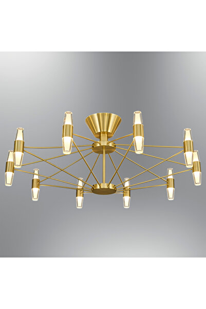 Özcan Aydınlatma 2845-10-03 Phulu 10'LU PLOFONYER SARI