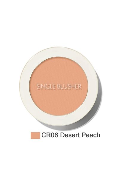 THE SAEM Single Powder Blush with Sebum Control - Saemmul Single Blusher - Desert Peach (Vi̇oni̇ne)