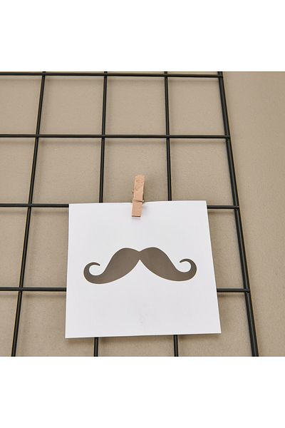 KPM Metal Wall Panel with Latch - Black - 57X38 cm