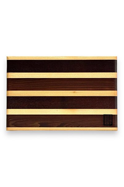 KAF Ahşap Black-White Luxury Cutting Board - Ash