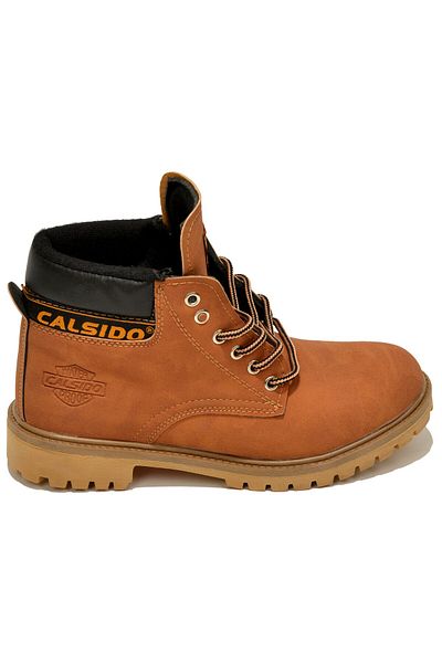 Calsido Boots Winter Water and Cold Proof Lace up Non-Slip Sole Orthopedic Sole Suitable for Daily Use