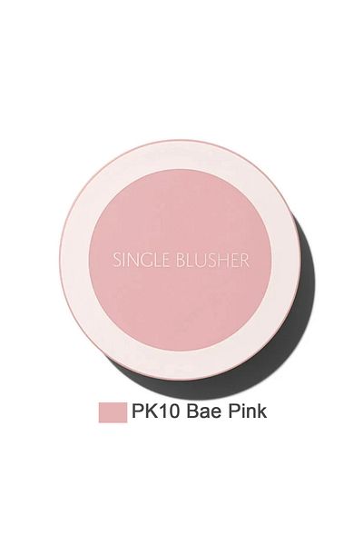 THE SAEM Single Powder Blusher with Sebum Control - Saemmul Single Blusher - Bae Pink (Vi̇oni̇ne)