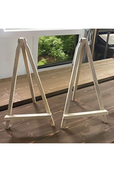 Ahlat Ağacı Ahşap Atölyesi Masa üstü Şövale,Ahşap,Mini Şövale,Ayaklı,Resim Şövalesi