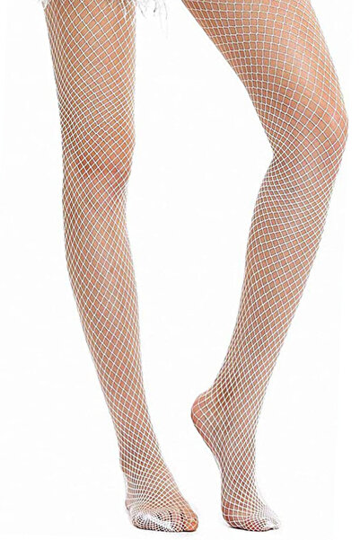 NBB White Soft 70 Fishnet Pantyhose