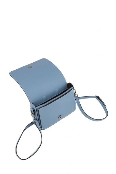 Bilik Deri Сумка з діагональними ременями, світло-блакитна, жіноча DLR 121