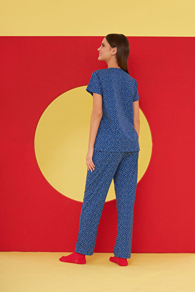 NBB Lacivert Fresh Mood Pijama Takımı