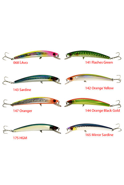 Fujin Crazy Minnow 110F 11cm 12gr Maket Balık - 142 Orange Yellow