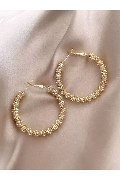 Mach Halka Küpe Çelik Tırtıklı