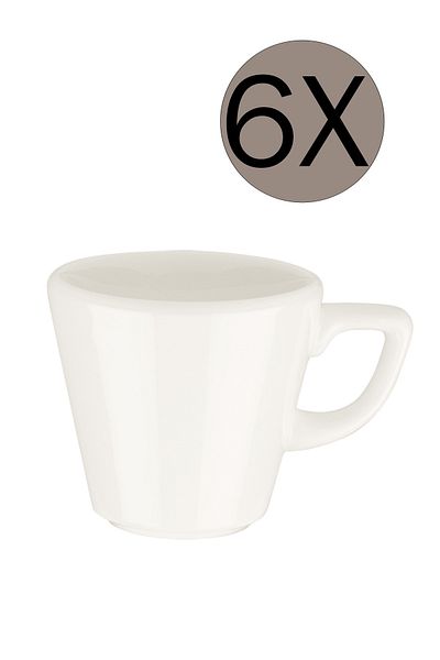 Bonna Porselen 6-Piece Core Coffee Cup Set - 70 Cc Cor70Kf