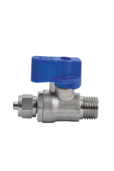 AQUA BELLA Su Arıtma Cihazı Için Metal Mini Hat Alma Vanası Küresel Vana