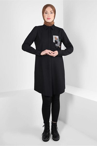 Alvina PATTERNED TASSELED TUNIC 44140
