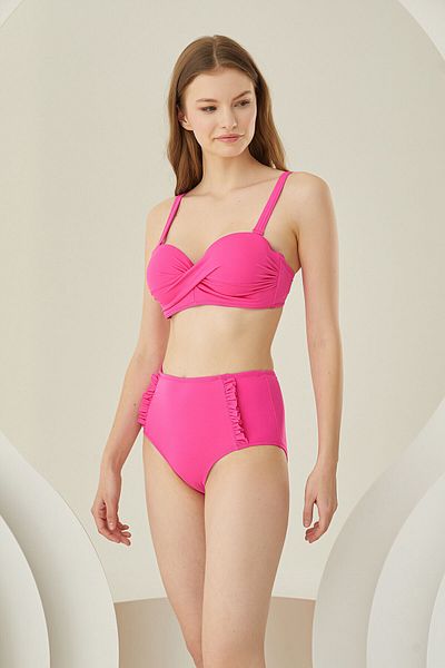 LOYA Fuchsia Beauty From Strapless Single Top Bikini