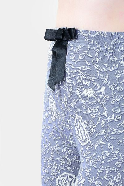 LOYA Blue Loya Start Flower Sleepwear Bottom